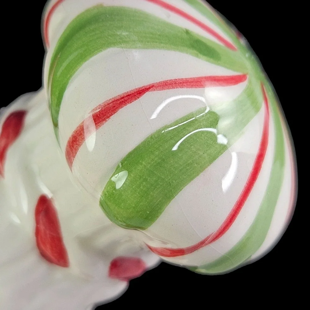 Spode Christmas Tree Peppermint Santa Dip Bowl With‎ Spreader in Gift Box READ